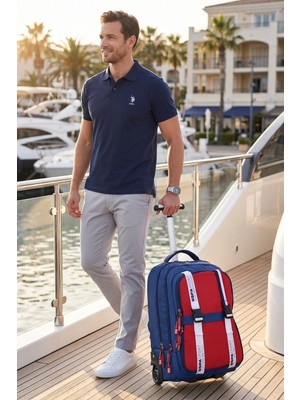 U.S. Polo Assn. U.s Polo Assn. 24575 Çekçekli Ortopedik Okul Çantası  Sırt Çantası
