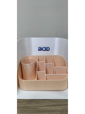 Nomikase Modern Masüstü Organizer - Kalemlik ve Makyaj Düzenleyici (3d Tasarım)
