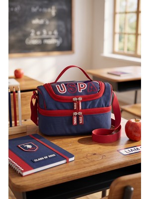 U.S. Polo Assn. U.s. Polo Assn . Plbsc 25043 Ilk Okul Erkek Çocuk Çift Bölmeli Isı Yalıtımlı Beslenme Çantası