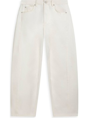 LTB Anna Barrel Fit Orta Bel Krem Jean Pantolon