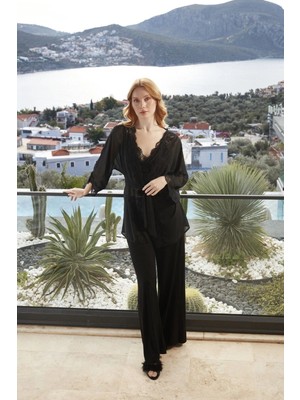 ALFA AKSESUAR 03 Aqua 26659 3'lü Pijama Takım