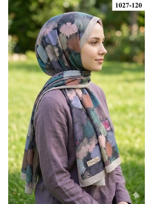 Belinda Scarf Bambu Kraş Pamuk Şal (Taş) 1027-120