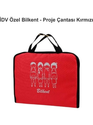 Idv Özel Bilkent - Proje Çantası Kırmızı