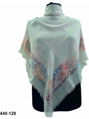 Polo İst. Polo Ist Desenli Flamlı Eşarp 440-128
