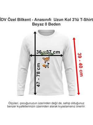 Idv Özel Bilkent - Anasınıfı Uzun Kol 3'lü Okul Tshirt 0 Beden