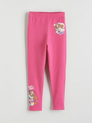 Lc Waikiki Yeni Sezon Beli Lastikli Paw Patrol Baskılı Kız Çocuk Tayt