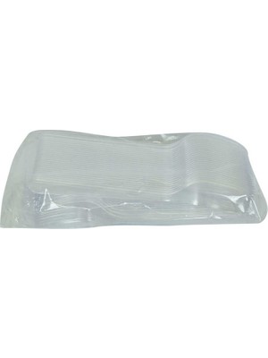 Solmazlar Online Lüks Çatal Sert Plastik Şeffaf 50 Adet 1 Paket