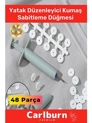 Nomikase Yatak ve Çarşaf Sabitleyici Düğme Seti - 48 Adet, Pratik ve Estetik