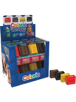 Silka Coloria Bisküvi 3D Silgi Kutulu - 1 Adet