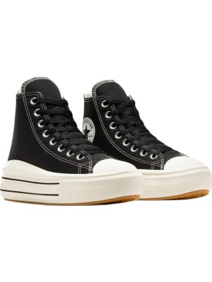 Converse Chuck Taylor All Star Move Kadın Gri Günlük Ayakkabı