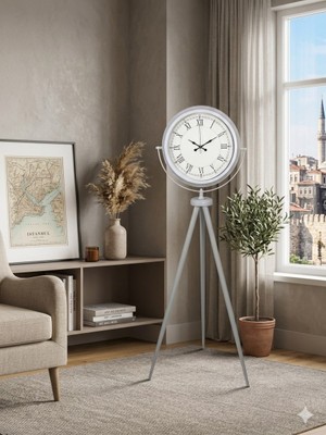 Almira Butik Zarif Roma Rakamlı Tripod Ayaklı Saat