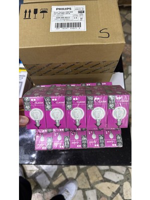 Ge General Electric Classic 40W E14 Ampul 240V – Sıfır Kutusunda Günışığı
