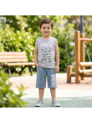 Erca Home Tekstil Ürünleri Yazlık Erkek Kolsuz Takım 5y,6y,7y,8y Erkek