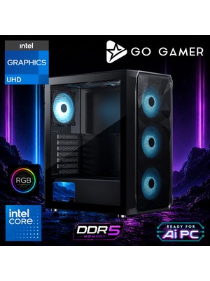 Go Gamer E483F Intel Core I7 14700K / 32GB Ddr5 / 1tb SSD / Intel UHD Graphics / 240MM Sıvı Soğutma / Oem Ev Ofis Paket