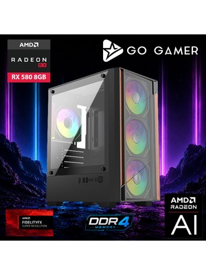 Go Gamer E134 Intel Core I3 13100F / 16GB Ddr4 / 1tb SSD / RX580 8gb / Oem Ev Ofis Paket
