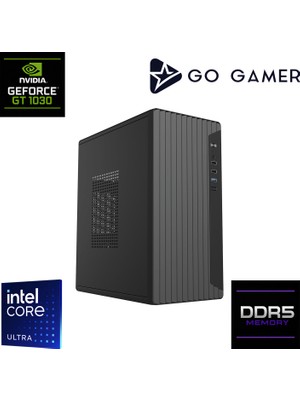 Go Gamer E272 Intel Core Ultra 225F / 32GB Ddr5 / 1tb SSD / Nvidia GT1030 4gb / Oem Ev Ofis Paket