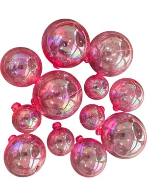Depposite Şeffaf Top Rose Red