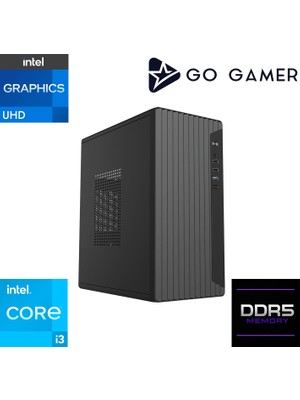 Go Gamer E22F Intel Core I3 14100 / 32GB Ddr5 / 1tb SSD / Intel UHD Graphics / Oem Ev Ofis Paket