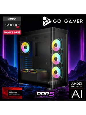 Go Gamer E306P Intel Core I5 12400F / 16GB Ddr5 / 512GB SSD / RX9060XT 16GB / Oem Gaming Paket