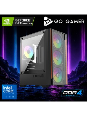 Go Gamer E140 Intel Core I3 14100F / 16GB Ddr4 / 1tb SSD / GTX1660TI 6gb / Oem Ev Ofis Paket