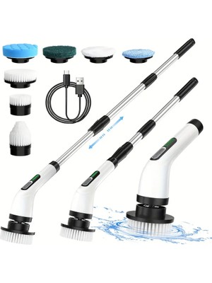 AvantajAl 7 In 1 Kablosuz Elektrikli Temizlik Fırçası Seti