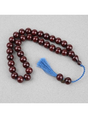 Lapisdo Sıkma Kehribar Oturtma Imame Küre Kesim 13X12MM Tesbih