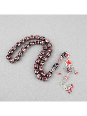 Lapisdo Erzurum Oltu 925AAYAR Gümüş Püskül ,işleme,nakış ve Imame Kapsül Kesim 13X15MM Tesbih