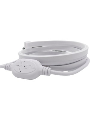 Dora Led Beyaz Neon LED Tak Çalıştır Neon LED 220 Volt 4m