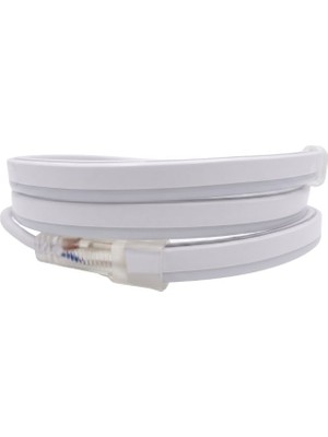 Dora Led Beyaz Neon LED Tak Çalıştır Neon LED 220 Volt 3m
