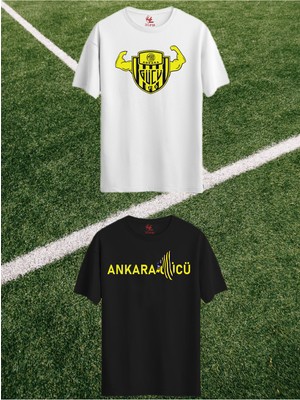 Rabona Fashion Ankaragücü Güç & Tribün Ruhu Premium 2'li Tişört Seti