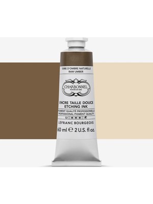 Lefranc&Bourgeois : Charbonnel : Baskı & Gravür Mürekkebi : 60 ml : Raw Umber