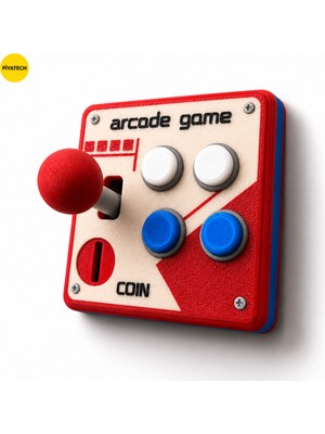 Piyatech Retro Arcade Işık Anahtarı Kapağı