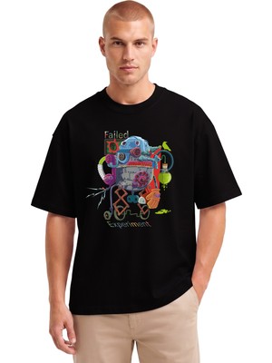 Rook Robot Failed Experiment Dtf Baskılı T Shirt - Erkek
