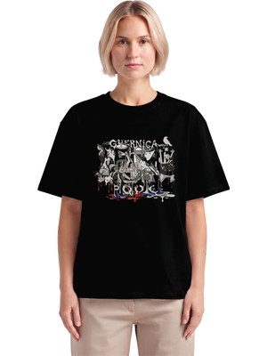 Rook Guernica Dtf Baskılı T Shirt - Kadın