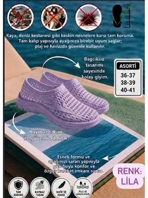 Kantex Unisex Kaydırmaz Deniz Ayakkabısı – Hafif, Nefes Alabilen Havuz, Plaj, Hac & Umre ve Günlük RCN808