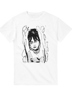Clovendi Feminist Gotik Unisex Beyaz Tişört