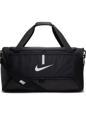 Nike CU8089 Nk Acdmy Team L Duff Spor Çantası Siyah-Beyaz