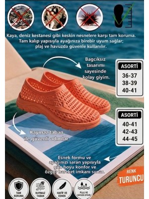 Kantex Unisex Kaydırmaz Deniz Ayakkabısı – Hafif, Nefes Alabilen Havuz, Plaj, Hac & Umre ve Günlük RCN808