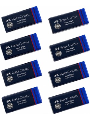 Faber-Castell Faber Castell Sınav Silgisi Dust-Free Mavi 8 Adet