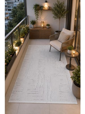 Prestij Home 4 Mevsim Triko Akrilik Özel Seri Pamuk Taban Yumuşak Özel Kesim Kaymaz Salon Mutfak Oturma Odası Yolluk Dokuma Makine Halısı
