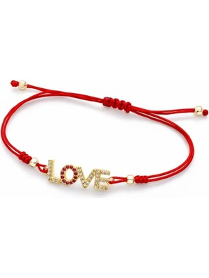 Charmlucky Love Kırmızı Bileklik