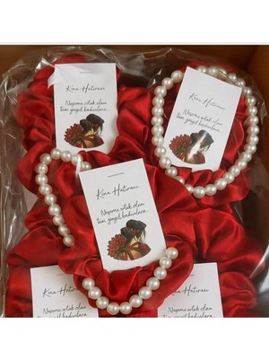 Grand Concept Store Hediyelik Incili Toka (Pembe) Kına Hatırası Bride To Be ‘neşeme Ortak Olan Güzel Kadınlara’notlu