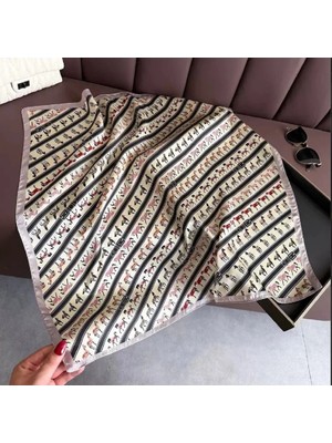 Charmlucky Renkli Desenli Şal-Fular 70X70
