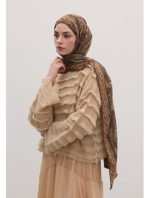 Fresh Scarfs Eva Desen Şal Bisküvi