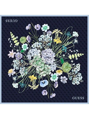 Guess 90X90 Square Kadın Ipek EŞARP-AW5764SIL90