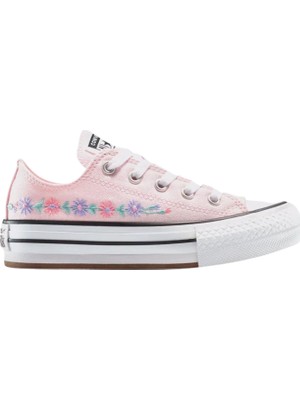 Converse Chuck Taylor All Star Eva Lift Platform Florals Kız Çocuk Pembe Günlük Ayakkabı