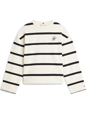 Tommy Hilfiger Th Scrıpt Mdrn Terry Swtshrt