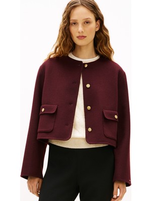 Tommy Hilfiger Df Wool Blend Reg Lady Jacket
