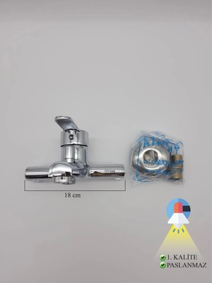 Vitrinbanyo Pirinç Krom Banyo Bataryası
