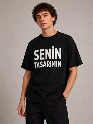 Sawk Kişiye Özel Baskılı  24/1 Kısa Kol T-Shirt Kendin Tasarla Yazılı Fotoğraflı Tasarımlı Erkek